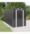 Garden Shed Anthracite 192x523x223 cm Galvanised Steel