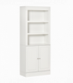 Kitchen Cupboard White MDF and particle board 74.6 x 35.5 x 182.5 cm Double-door
