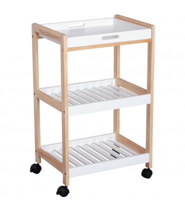 Kitchen Trolley, Bamboo/MDF board, 74.5H cm