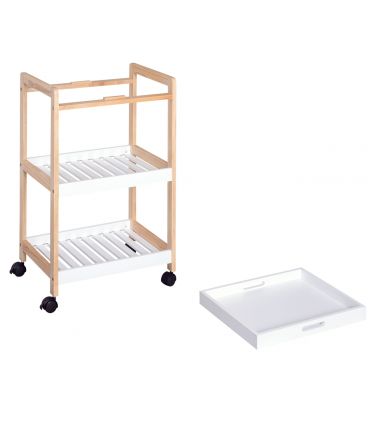 Kitchen Trolley, Bamboo/MDF board, 74.5H cm