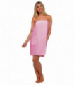 Ladies Towelling Wrap (M/L / LN589 Pink)