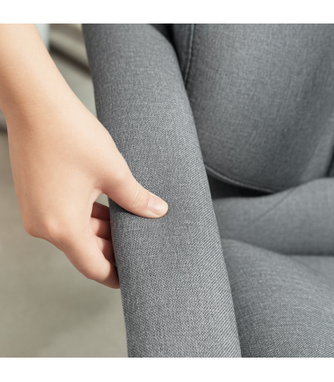 HOMCOM Swivel Executive Office Chair Mid Back Chair w/ Arm, Grey