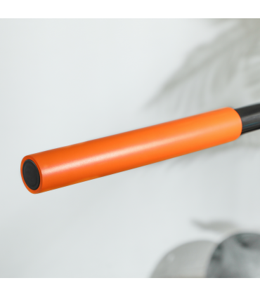 HOMCOM 40'' Mini Trampoline Adult Rebounder Jumper w/ Handle Fitness Orange