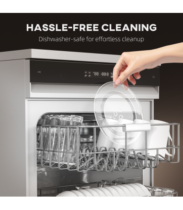 HOMCOM 23L 800W Microwave Oven with Digital Display, Auto Cook, Black