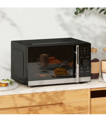 HOMCOM 23L Digital Microwave Oven with Auto Cook, 10 Levels, Eco Mode