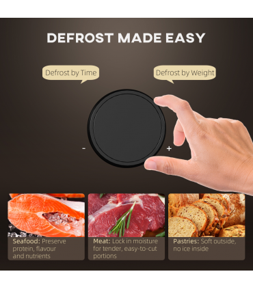 HOMCOM 23L Digital Microwave Oven with Auto Cook, 10 Levels, Eco Mode