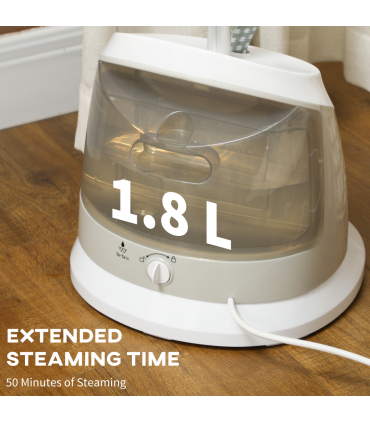 HOMCOM Clothes Steamer, Garment Steamer Clothing Wrinkle Remover, Grey