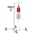 HOMCOM Punchbag & Speedball Boxing Station Frame Freestanding, White