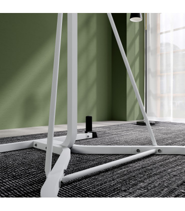 HOMCOM Punchbag & Speedball Boxing Station Frame Freestanding, White