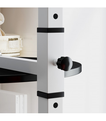 HOMCOM Punchbag & Speedball Boxing Station Frame Freestanding, White