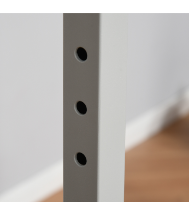 Kids Gymnastics Bar Adjustable Blue Steel Wood Beech 197L x 121W x 92H cm