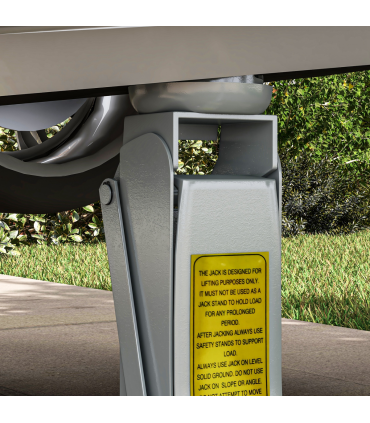 HOMCOM Hydraulic Low Profile Jack 8-38cm 2.5 Ton Racing Car Jack Kit, Red