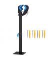 HOMCOM Bike Repair Stand, Wall Mount Bike Workstand w/ Adjustable Clamp