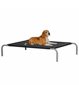 Cooling Pet Bed Elevated Dog Bed with Non-slip Pads for Large Dogs Pawhut