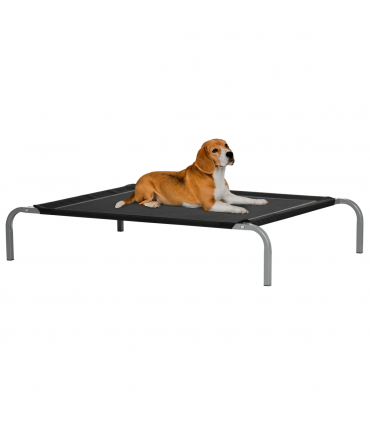 Cooling Pet Bed Elevated Dog Bed with Non-slip Pads for Large Dogs Pawhut