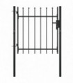 Door Fence Gate with Spear Top 100x75 cm