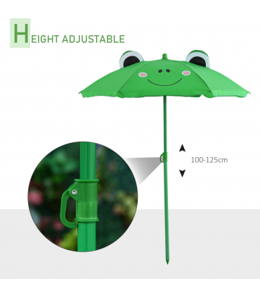 Metal Green Chair: 39L x 38W x 52Hcm Foldable Patio Kids Picnic Table 4-piece