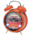 GTP Unisex Car Sound Voice with Light Double Bell Quartz Alarm Clock IMP119R