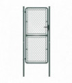 Garden Gate Steel 100x200 cm Green