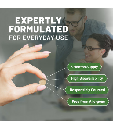 Ginkgo Biloba and Korean Ginseng Tablets 8000mg 180 Vegan Tablets by Prowise