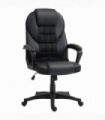 HOMCOM Executive Office Chair High Back Computer Chair with Armrests Black