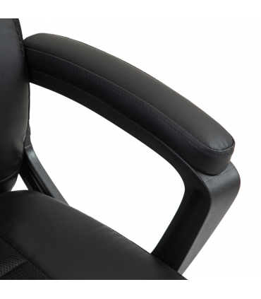 HOMCOM Executive Office Chair High Back Computer Chair with Armrests Black