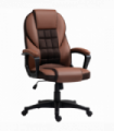HOMCOM Executive Office Chair High Back Computer Chair with Armrests Brown