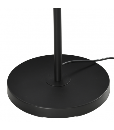 Floor Lamp Black Natural Metal Paper String 26cm x 158cm HOMCOM Farmhouse