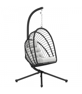 Durable Powder Coated Steel Frame Garden Storage Basket & Seat