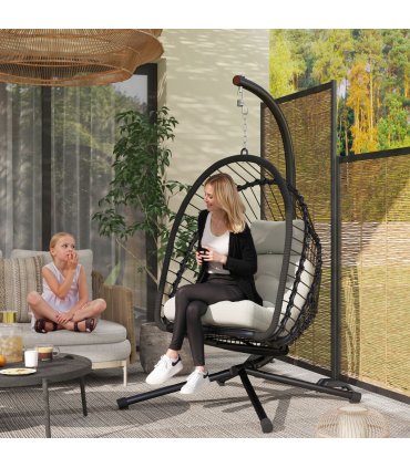 Durable Powder Coated Steel Frame Garden Storage Basket & Seat