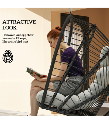 Durable Powder Coated Steel Frame Garden Storage Basket & Seat