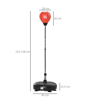 Boxing Training Set - Adjustable Height & Stable Base for Skills Development
