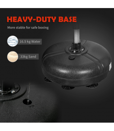 Boxing Training Set - Adjustable Height & Stable Base for Skills Development