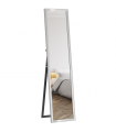 HOMCOM Floor Mirror Wall Mounted Leaning Standing Mirror 37 x 157cm Silver