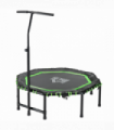 HOMCOM Foldable Trampoline Bouncer Jumper Adjust Handle for Adult Teens - Green