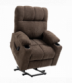 Riser and Recliner Chair Lift  Chair for Elderly   , Brown Velvet