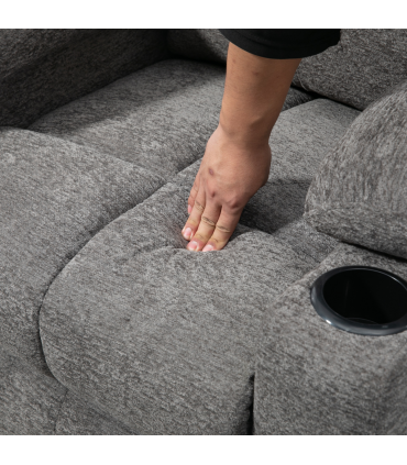 Riser and Recliner Chair Lift Chair for Elderly, Grey, 91L x 95W x 109H cm