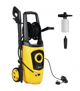 DURHAND Portable Power Washer 1800W, 150 Bar, 510 L/h for Garden, Yellow