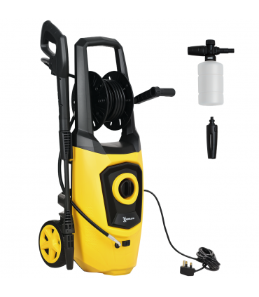 DURHAND Portable Power Washer 1800W, 150 Bar, 510 L/h for Garden, Yellow