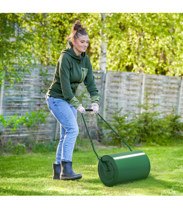 Heavy-Duty Lawn Roller - Efficient Flattening Tool for Perfect Lawns
