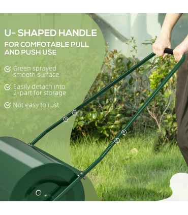 Heavy-Duty Lawn Roller - Efficient Flattening Tool for Perfect Lawns