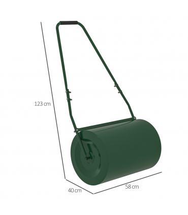 Heavy-Duty Lawn Roller - Efficient Flattening Tool for Perfect Lawns