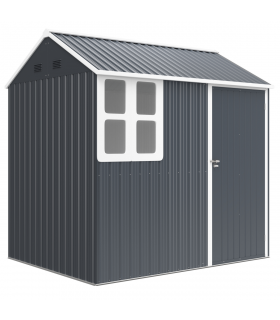 Galvanised Steel Storage Shed - Durable Design & Ample Space 7x6ft