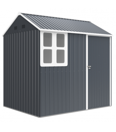 Galvanised Steel Storage Shed - Durable Design & Ample Space 7x6ft