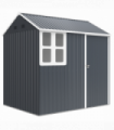 Galvanised Steel Storage Shed - Durable Design & Ample Space 7x6ft