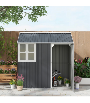 Galvanised Steel Storage Shed - Durable Design & Ample Space 7x6ft