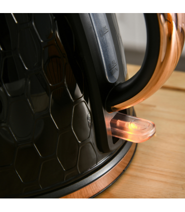 Kitchen Set 1.7L Fast Boil Kettle & 2 Slice Toaster Black Honeycomb Design