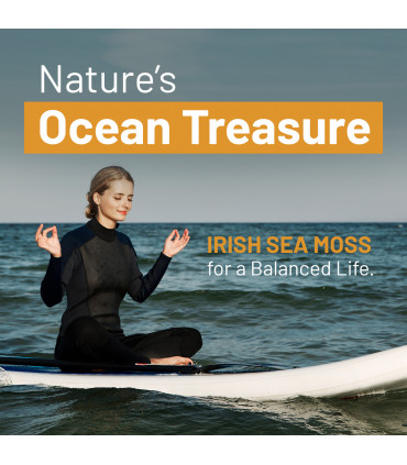 Irish Sea Moss Tablets High Strength 6000mg – Irish Sea Moss Supplement 120 Vegan Tablets High Potency