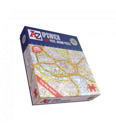 A to Z Map of  Ipswich 1000 Piece Jigsaw