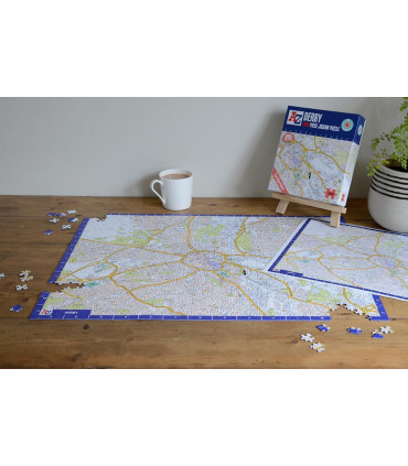 A to Z Map of  Derby 1000 Piece Jigsaw